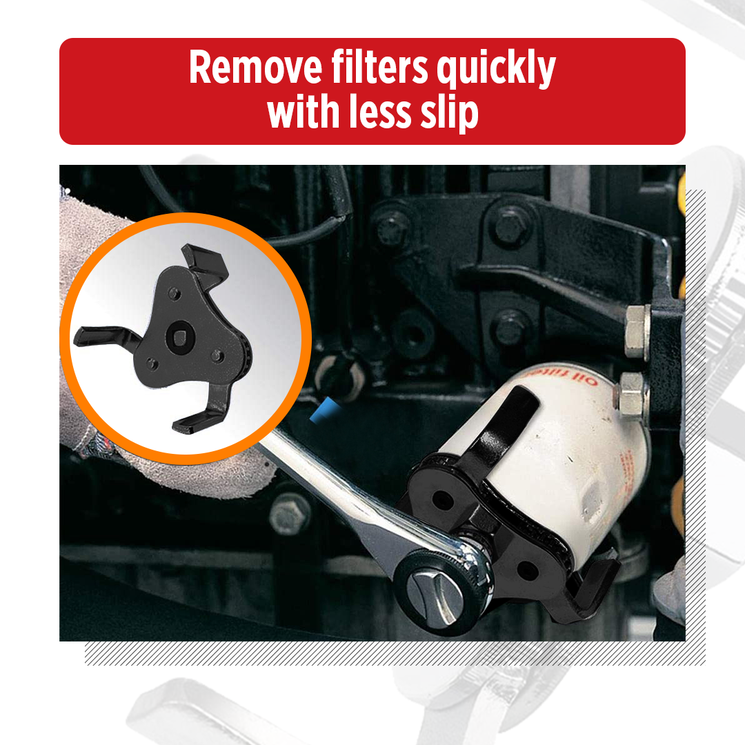 AutoDOC+ 3-Jaw Oil Filter Wrench