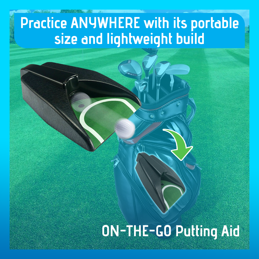 AutoReturn Portable Golf Putting Trainer