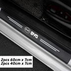 CarMax Carbon Fiber Door Sill Protector Sticker