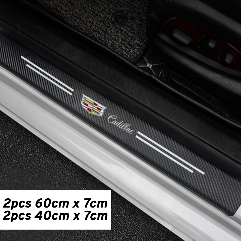 CarMax Carbon Fiber Door Sill Protector Sticker