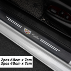 CarMax Carbon Fiber Door Sill Protector Sticker