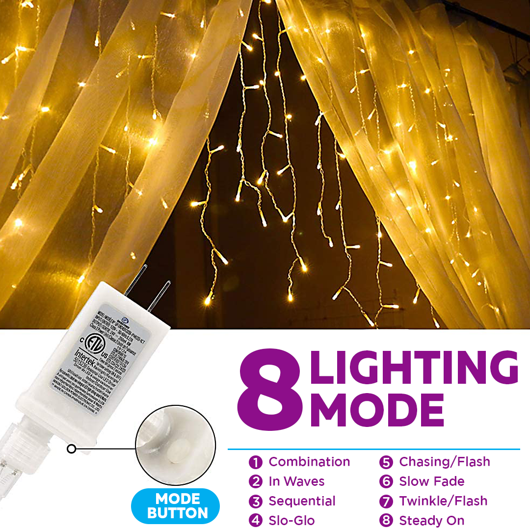 ChristmasPLUS LED Icicle Lights