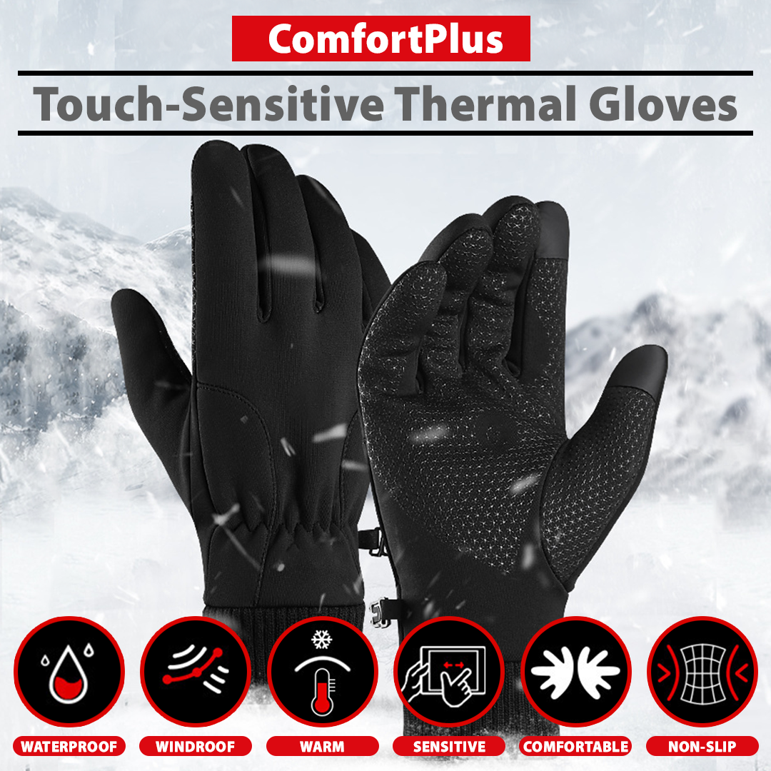 ComfortPlus Touch-Sensitive Thermal Gloves