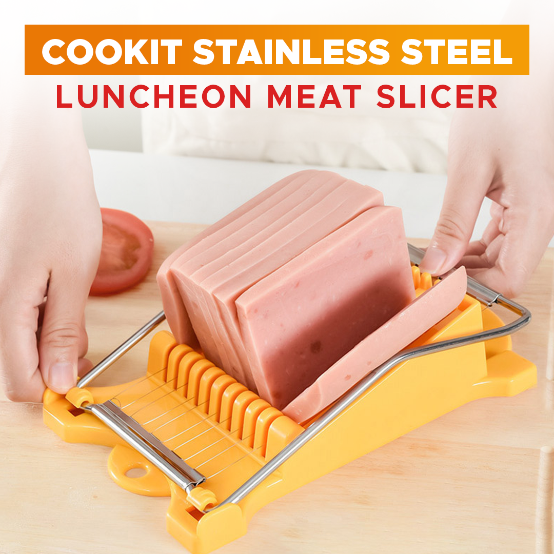 CookIt Stainless Steel Luncheon Meat Slicer
