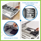 Cutlery Kitchen Drawer Organizer