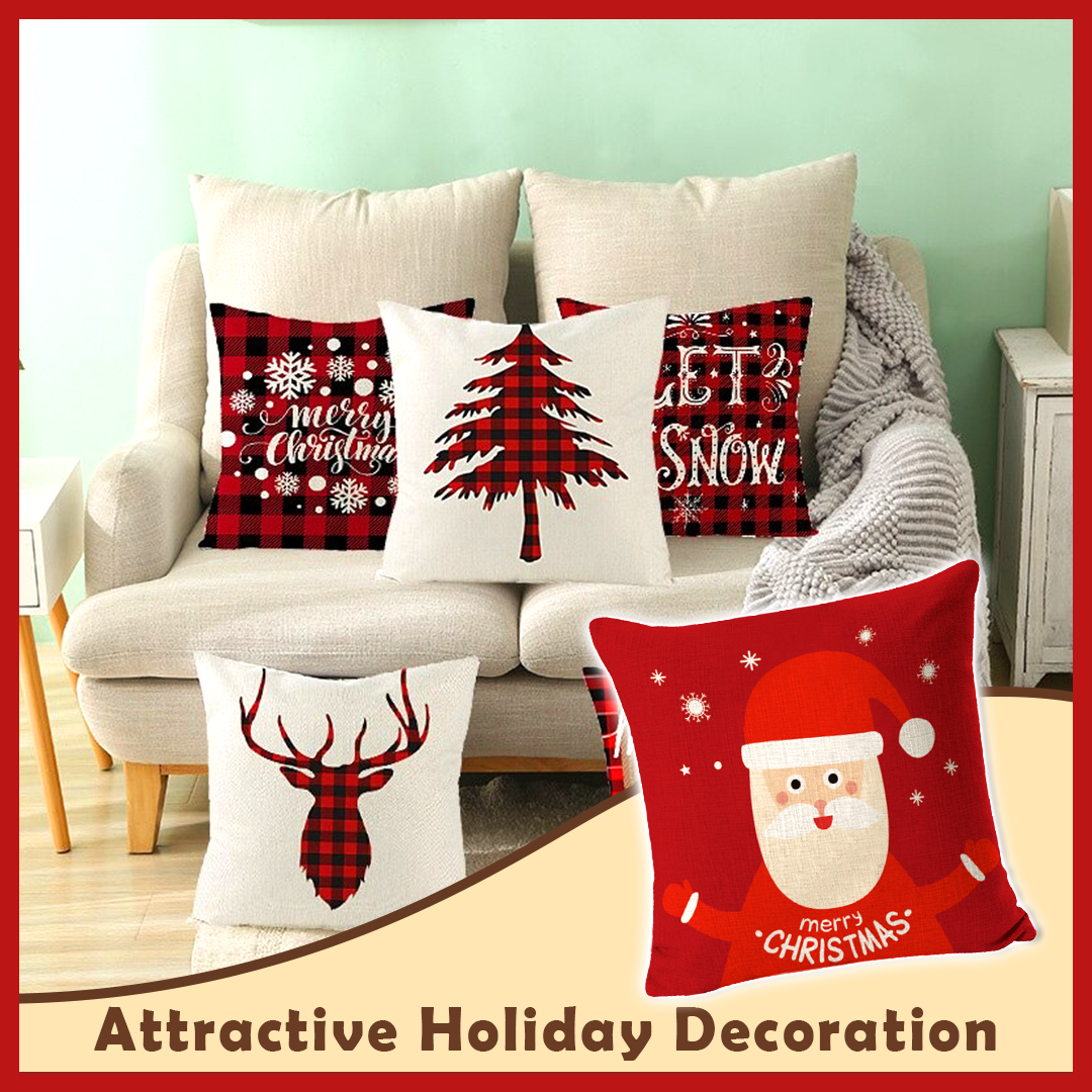 DECORate Christmas Theme Pillowcase