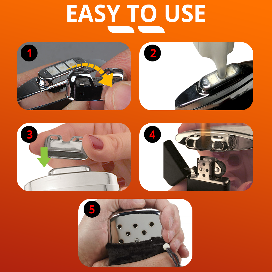 DKM Refillable Pocket Hand Warmer