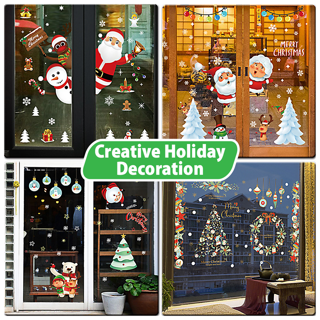 DecoSticker Christmas Window Stickers