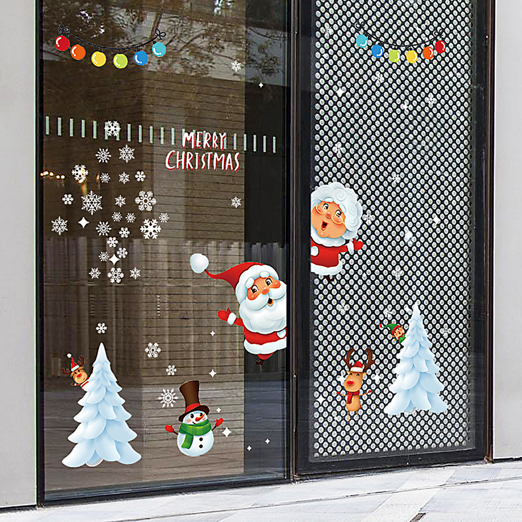 DecoSticker Christmas Window Stickers