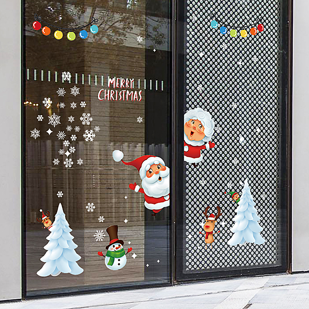 DecoSticker Christmas Window Stickers