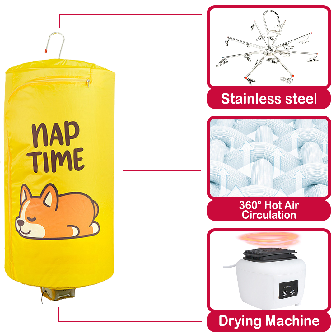 DryMe! Portable Electric Clothing Rack