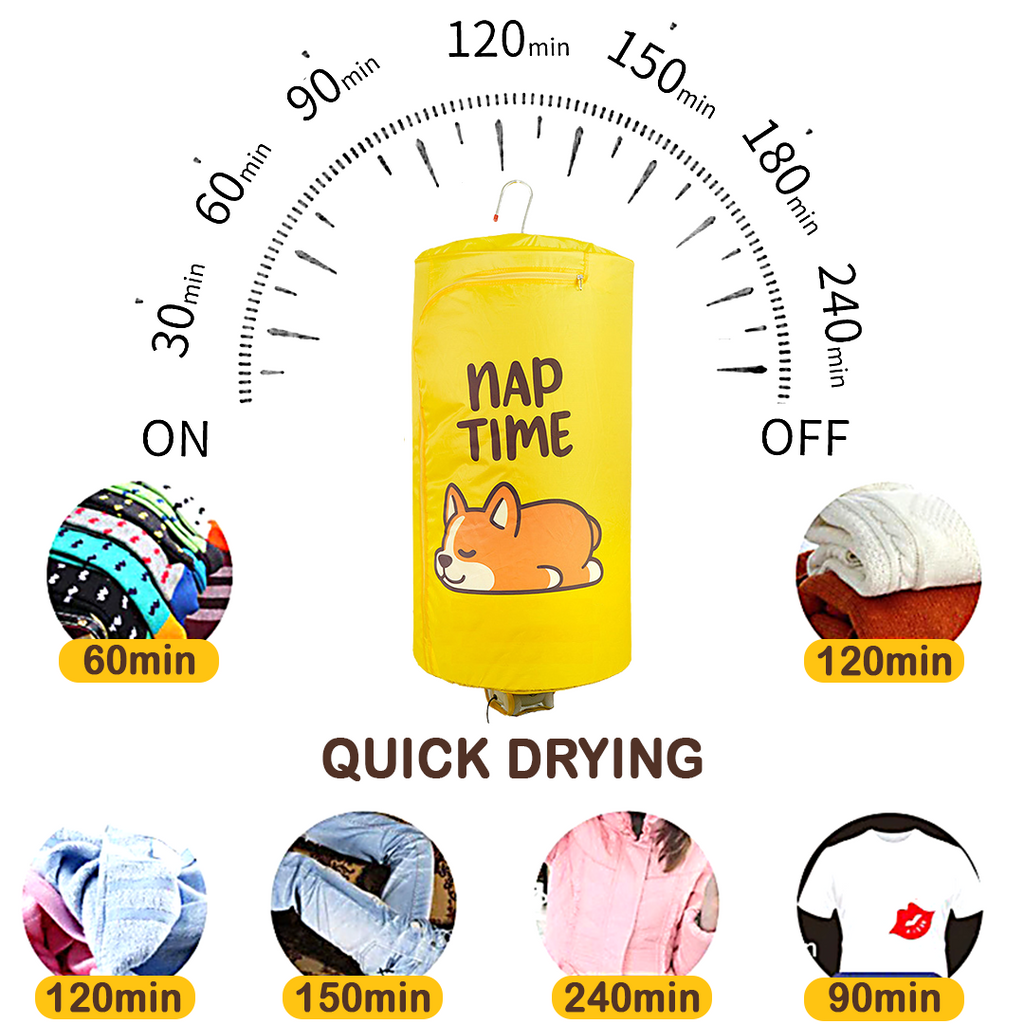 DryMe! Portable Electric Clothing Rack