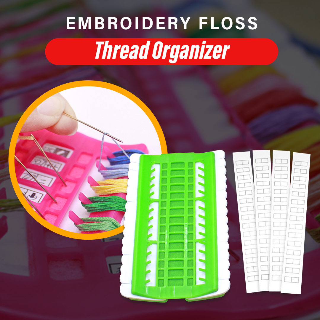 Embroidery Floss Thread Organizer