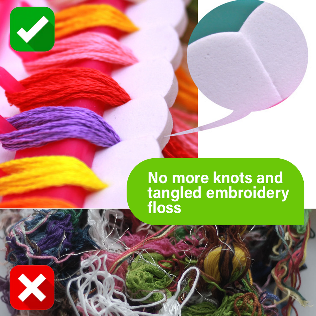 Embroidery Floss Thread Organizer