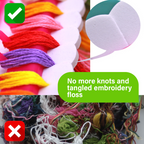 Embroidery Floss Thread Organizer