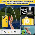 FishLife Rechargeable Aquarium Oxygen Aerator Pump