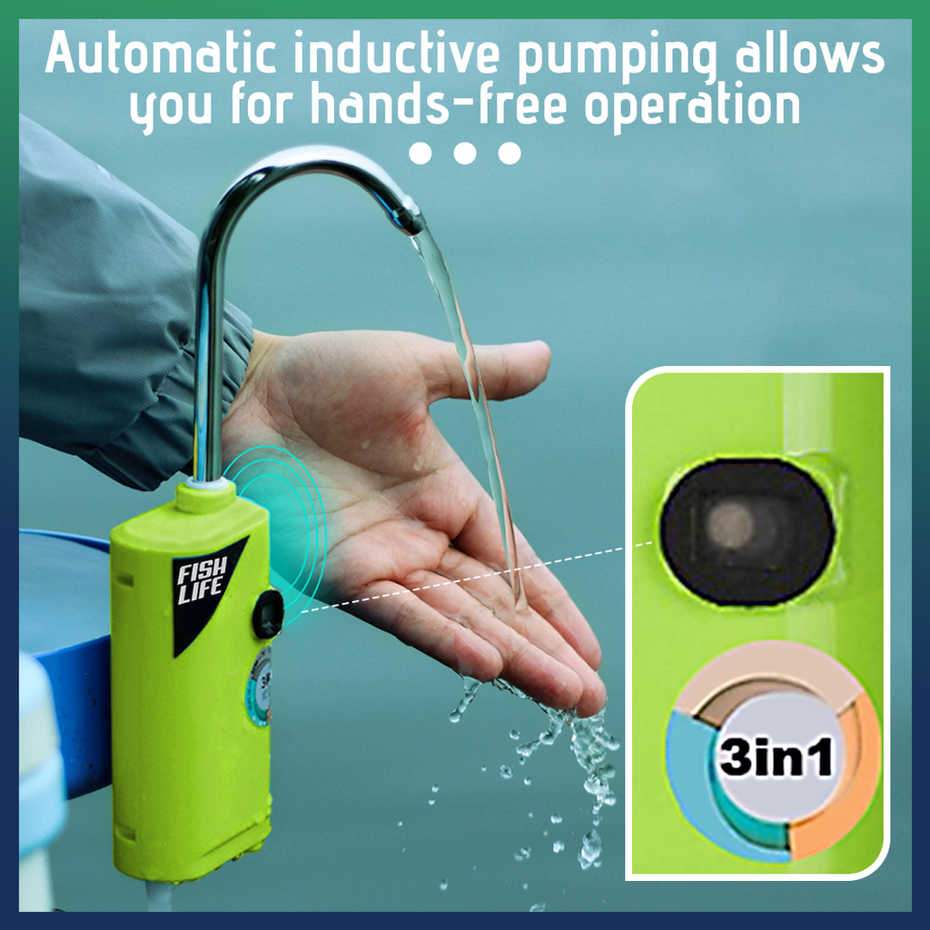 FishLife Rechargeable Aquarium Oxygen Aerator Pump