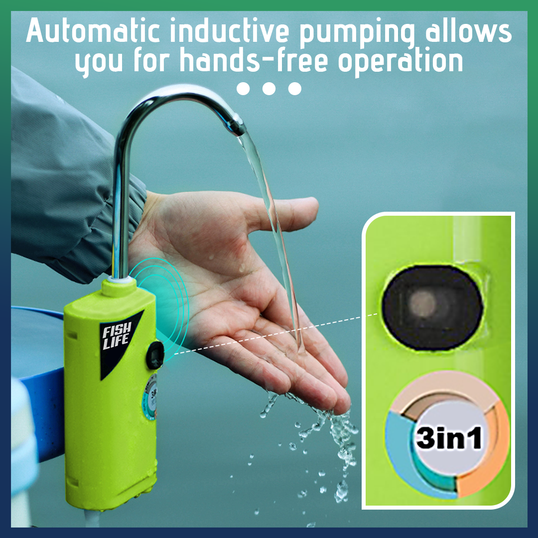 FishLife Rechargeable Aquarium Oxygen Aerator Pump