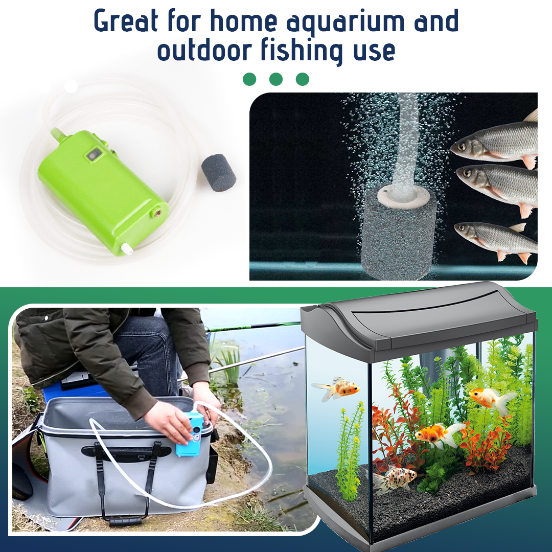 FishLife Rechargeable Aquarium Oxygen Aerator Pump