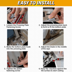 FitCutz 45° Tile Chamfering Machine Desktop