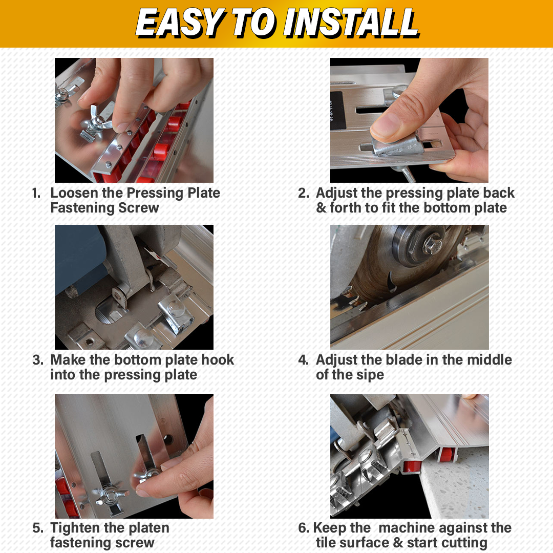 FitCutz 45° Tile Chamfering Machine Desktop