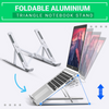 Foldable Aluminium Triangle Notebook Stand