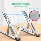 Foldable Aluminium Triangle Notebook Stand