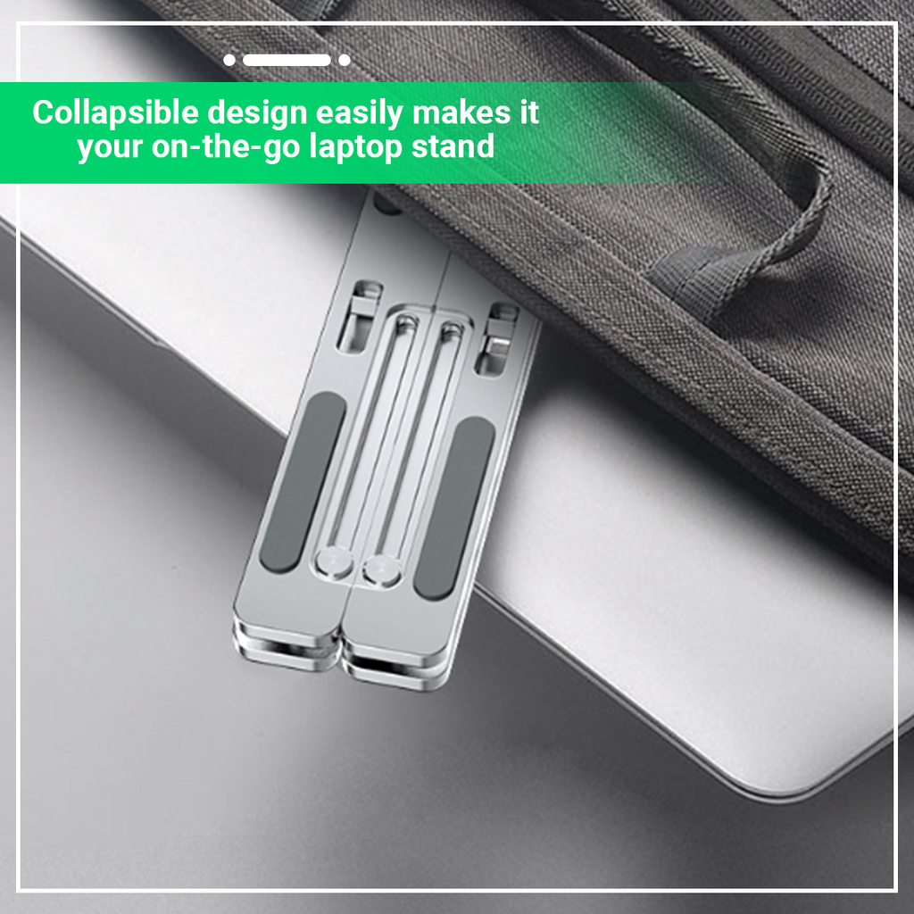 Foldable Aluminium Triangle Notebook Stand