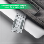 Foldable Aluminium Triangle Notebook Stand