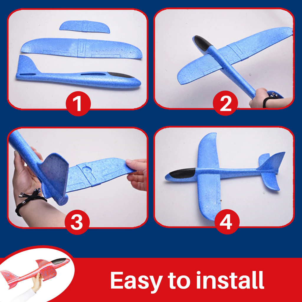 FunFly Hand Throw Foam Glider Plane
