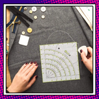 GCrafty Sewing  and Quilting Cutter Rulers Set