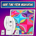 GCrafty Sewing  and Quilting Cutter Rulers Set