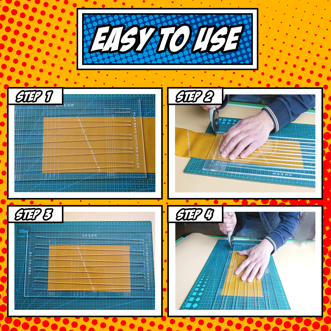 GCrafty Sewing  and Quilting Cutter Rulers Set