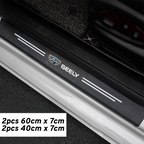 CarMax Carbon Fiber Door Sill Protector Sticker