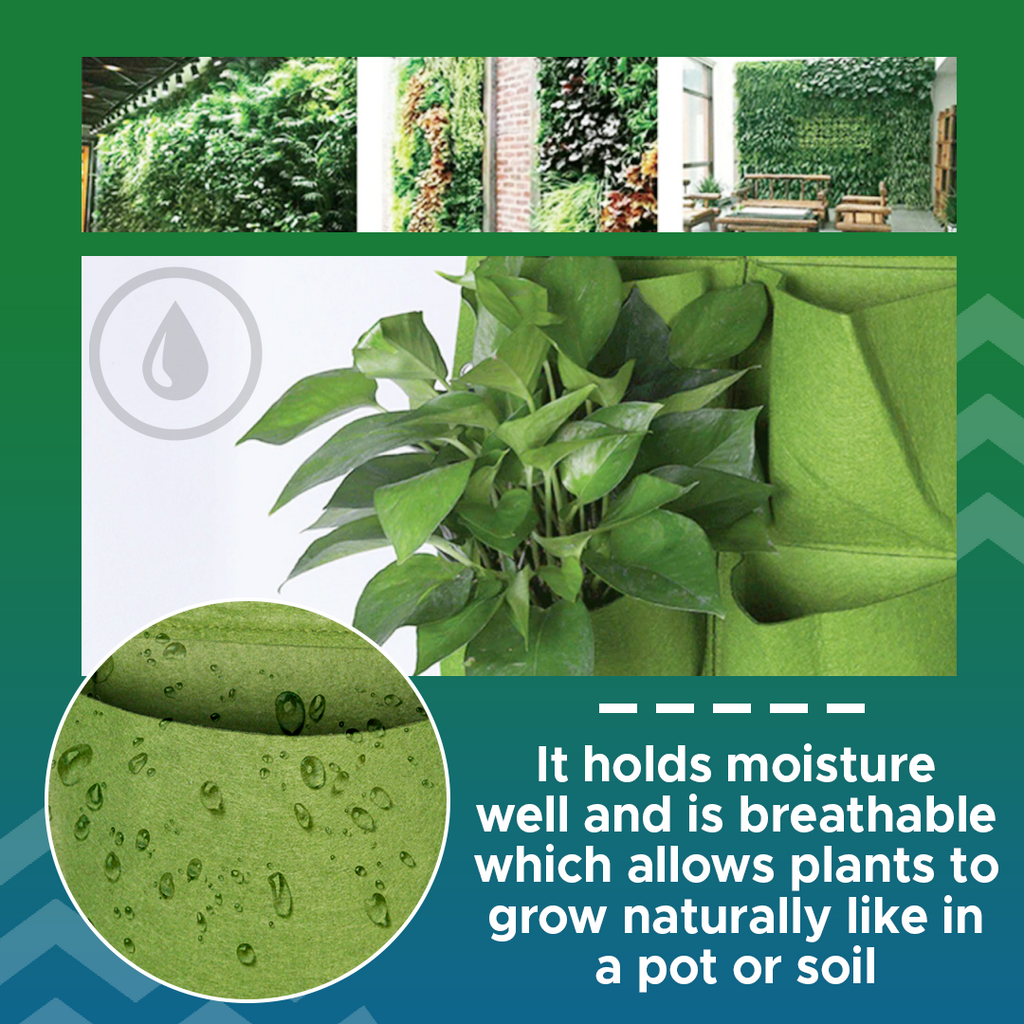 GREENING Pocket Vertical Wall Garden Planter