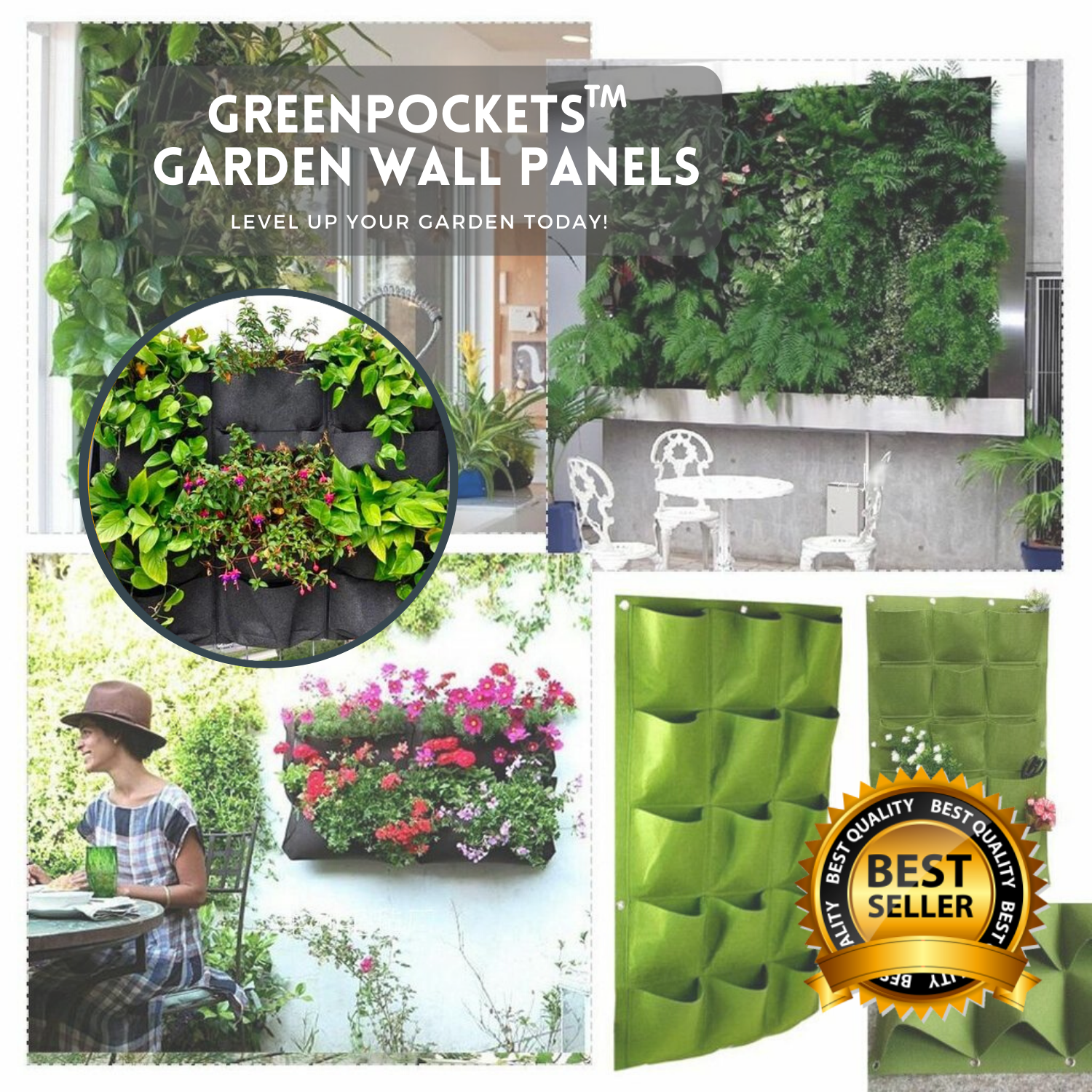 GreenPockets™️ Garden Wall Panels