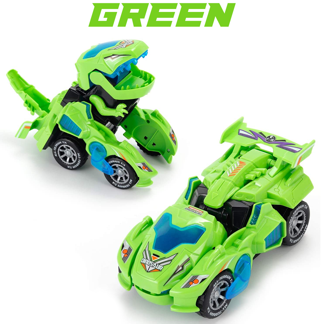 Roar! T-Rex Robot Transforming Car