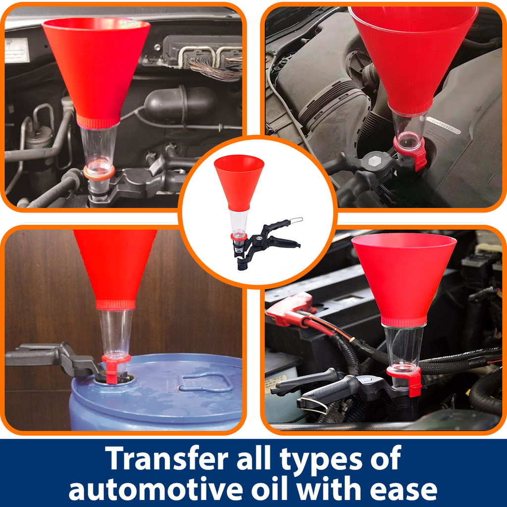 GRTX Universal Clip On Oil Funnel