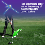 Golf Ball Aiming Angle Swing Direction Indicator