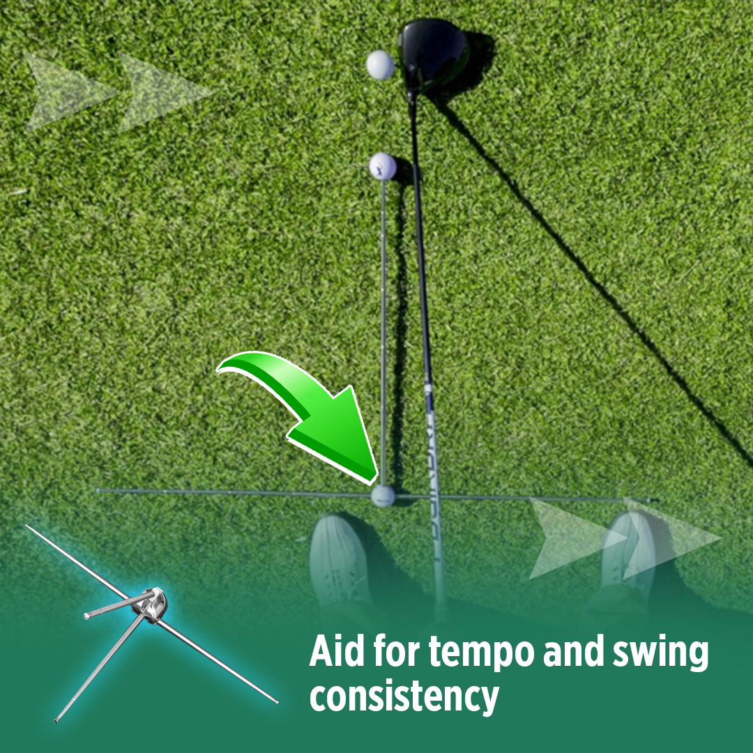 Golf Ball Aiming Angle Swing Direction Indicator