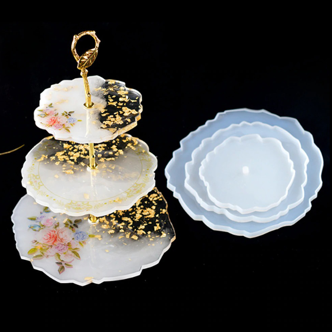 Good Chef 3 -Tier Cake Stand Silicone Mold