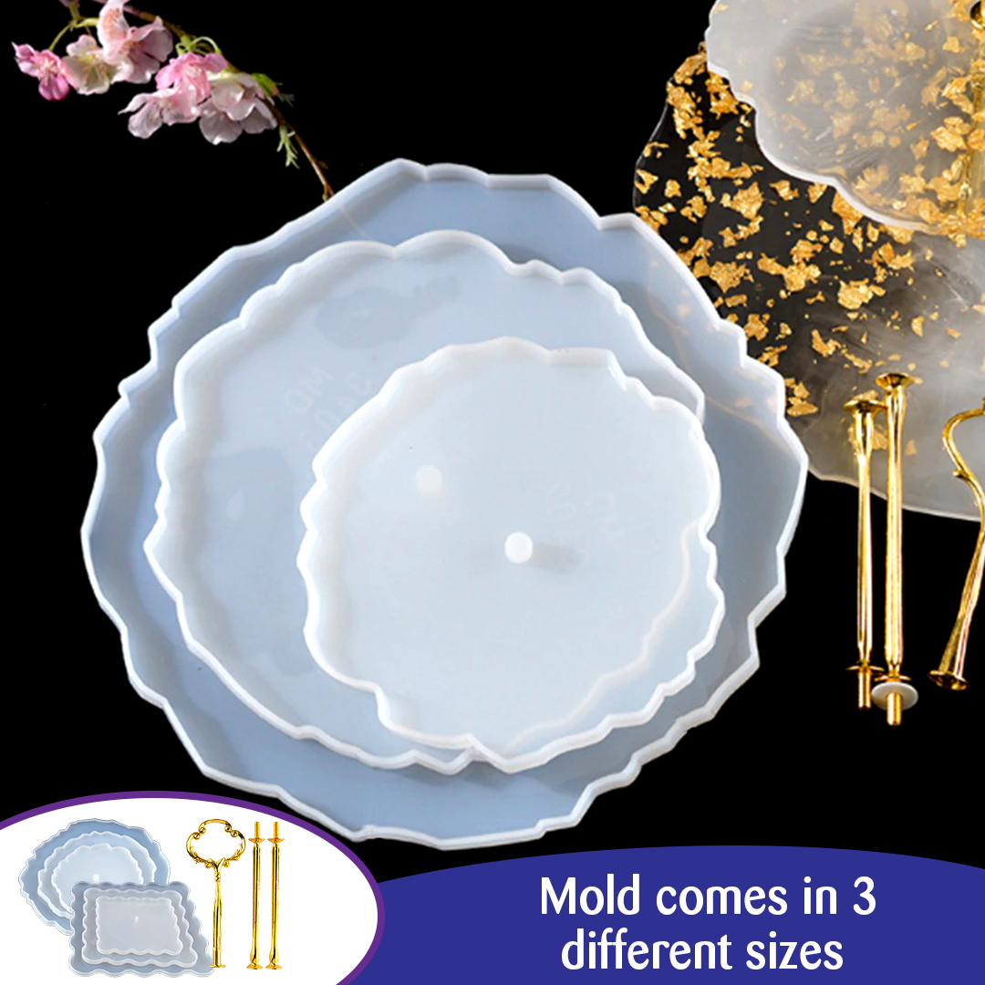 Good Chef 3 -Tier Cake Stand Silicone Mold