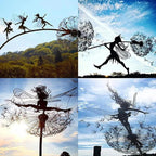 Dancing Fairy Statue Steel