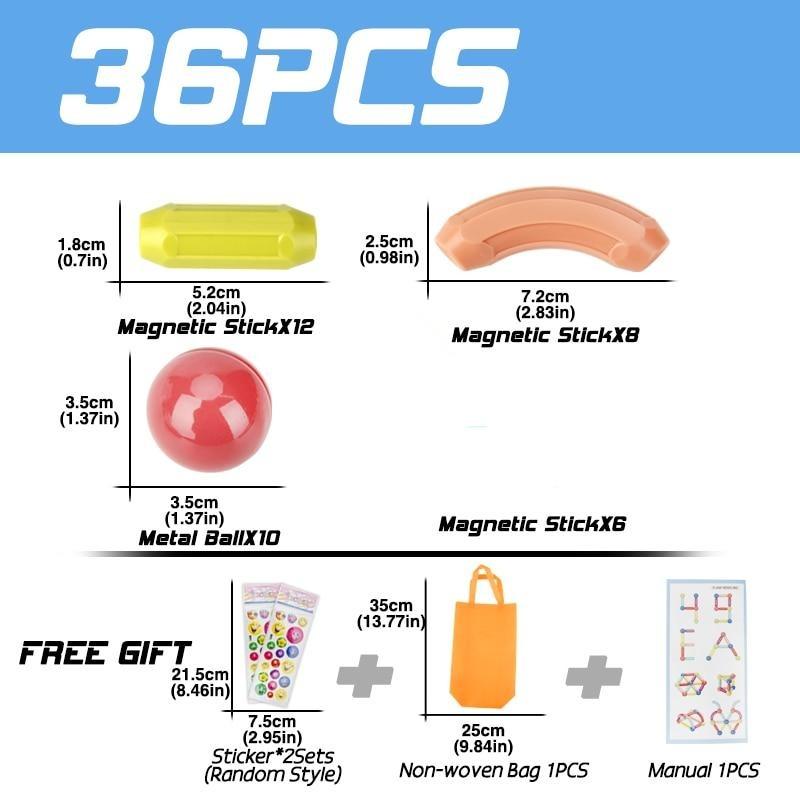 Educational Magnet Building Blocks Toy Set