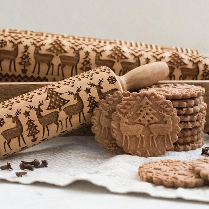 Christmas 3D Rolling Pin