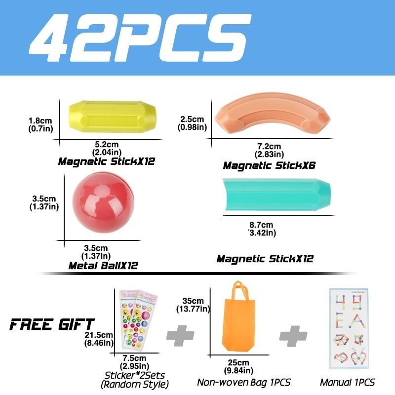 Educational Magnet Building Blocks Toy Set