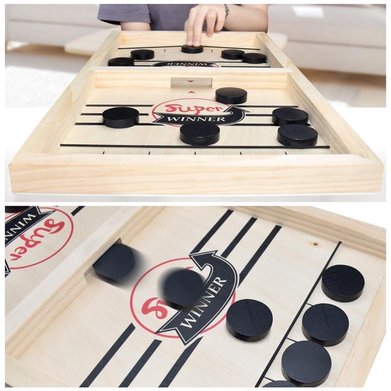 Wooden Sling Hockey Board Game