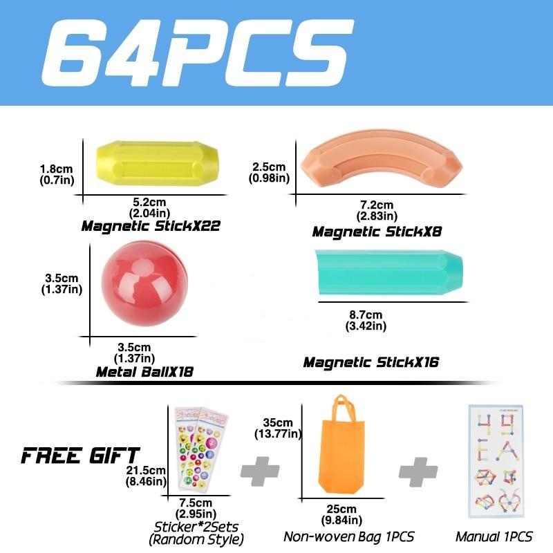 Educational Magnet Building Blocks Toy Set