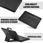 SmartBook™ Wireless Bluetooth Keyboard With Leather Folio Stand