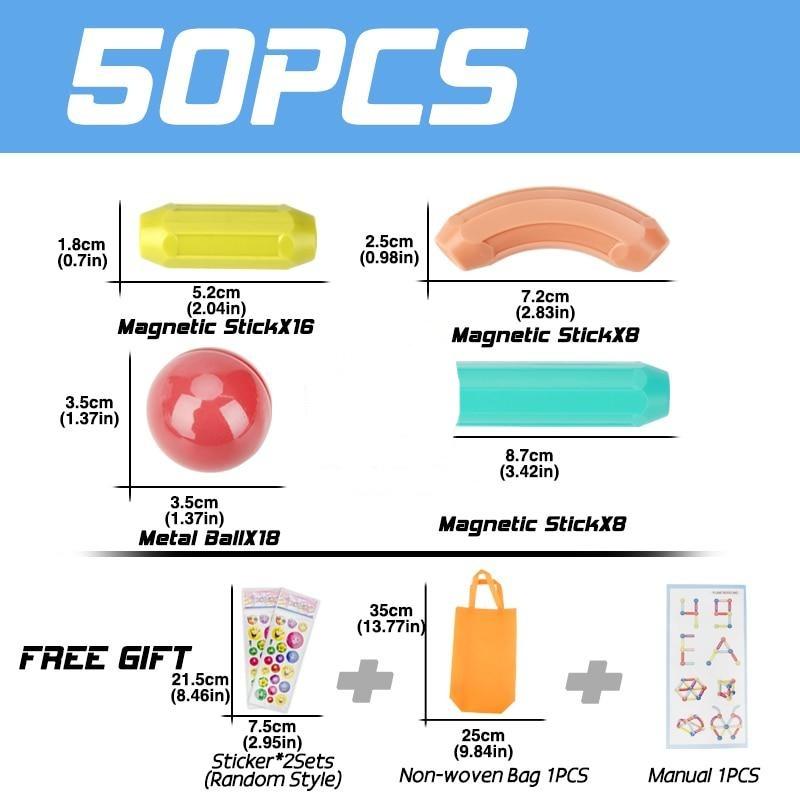 Educational Magnet Building Blocks Toy Set